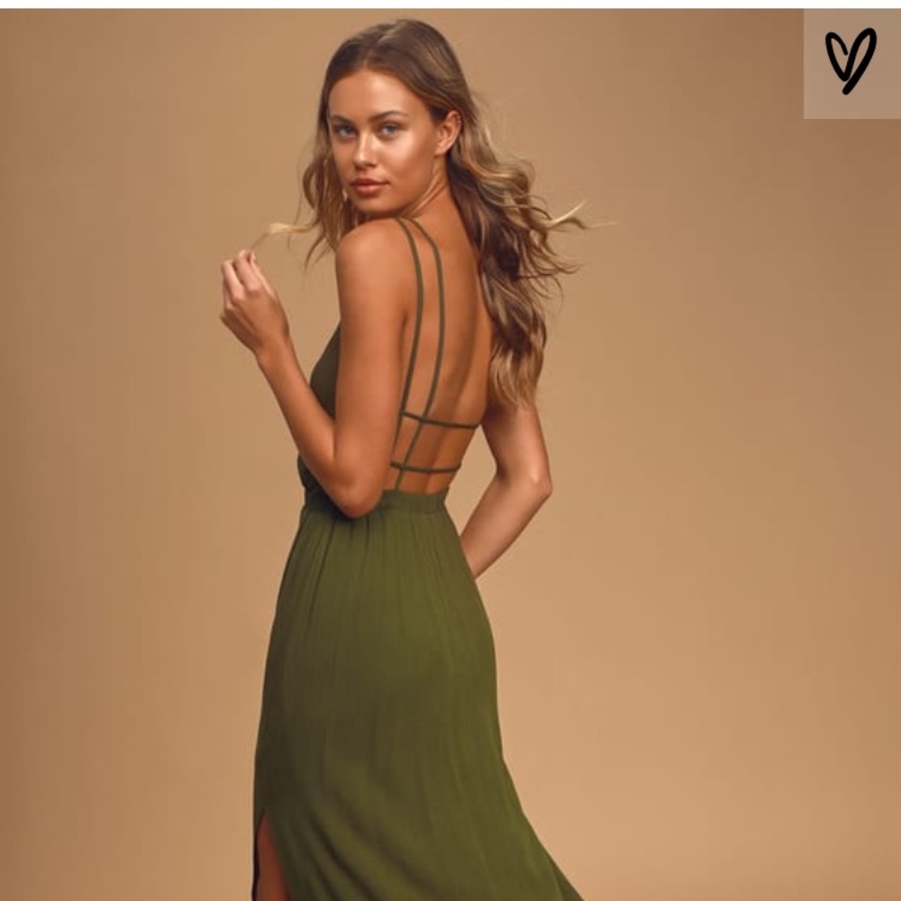 Lulu’s Olive Green Maxi